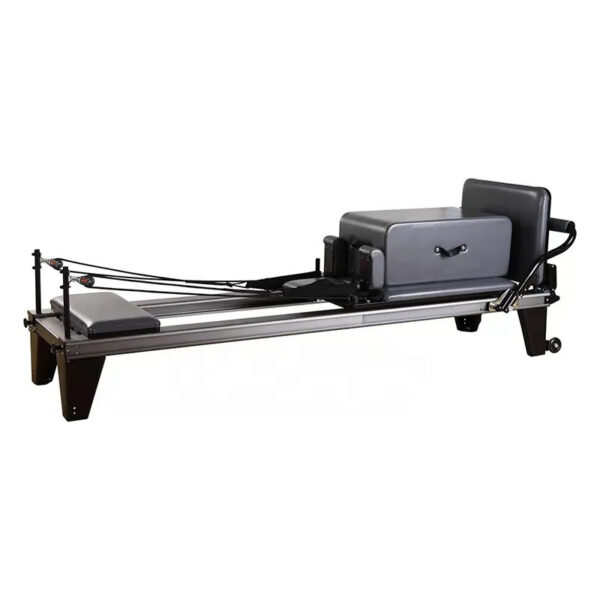 Black Pilates Reformer Aluminum 5-1