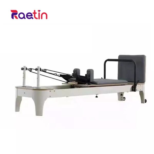 white pilates reformer