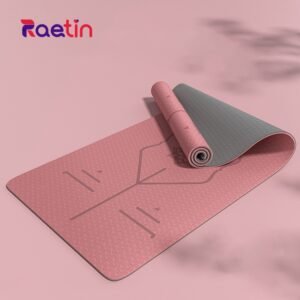 Long-lasting natural rubber yoga mat