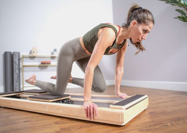 Align Core Pilates bed with multi-position spring system